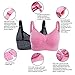 Surewin Womens Seamless Nursing Bra Breastfeeding Bralette with Remove Bra Pads Extenders