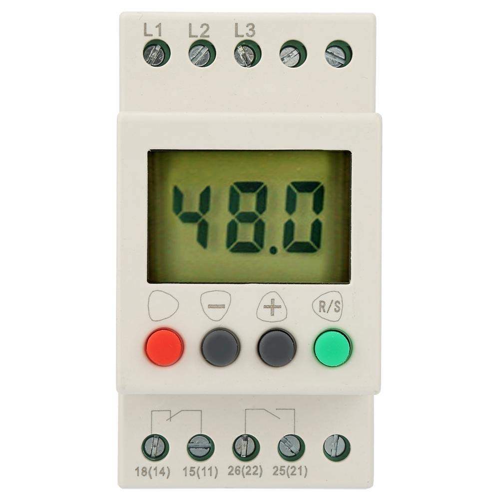 3 Phase Sequence Protection Relay, 380V AC 50Hz Voltage Over Under