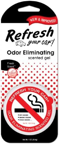 Refresh Your Car! E301458200 Scented Gel Can, 1 oz, Odor Eliminating