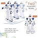 Remote Control Robots For Kids - AOSENMA RC Robots With LED Lights,Infrared Control Toys Robot,Singing,Dancing,Speaking,Two Walking Models,Senses Gesture,Gesture Sensing Robots, Blue