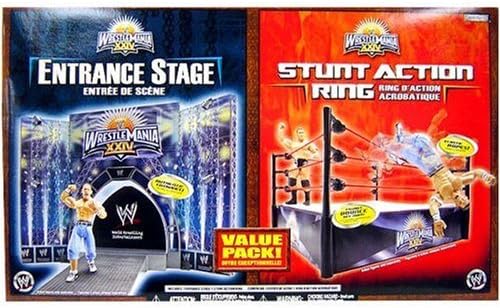 WWE STUNT ACTION RING & ENTRANCE STAGE