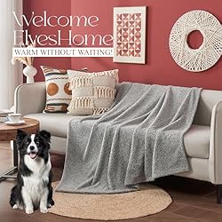 Ailemei Direct Knit Throw Blanket for Bed, Soft