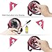OPOLAR Battery Operated Aroma Fan to Blow Fragrant Wind, 2017 New Design - Personal Desk Fan with 4 Speeds - Enhanced Airflow and Quieter Operation - Powered by USB or 2200mAh Rechargeable Battery