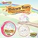 WonderSlime Unicorn Slime Kit by YoYa Toys (3-Pack) - Unicorn Slime Poo, Unicorn Tears, Unicorn Food, Straw to Make Bubbles - Colorful and Non-Sticky Sludgy Slime for Kids and Adults
