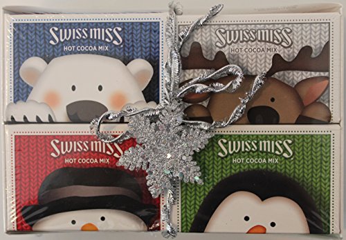 Swiss Miss Hot Cocoa Chocolate 4 Box Variety Holiday Gift Pack 4 Count