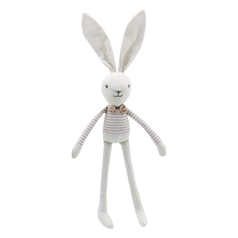 Wilberry - Linen - Hare with Bow Tie Soft Toy - WB004220