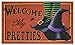 Shirley's Door Mats Mat - Welcome My Pretties - Primitive Country Rustic Porch Halloween Fall Seasonal Door Mat