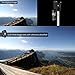 AMIR Cell Phone Lens with Beauty LED Flash Light, 15X Macro Lens, 0.4X 0.6X Wide Angle Lens, 3 Adjustable Brightness Fill Light, for Make Up Live Broadcast, Yotube, Video Recording, Vlog(Black)