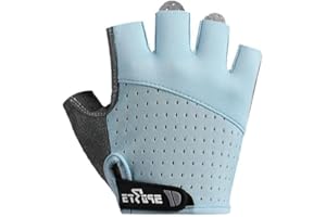 Kids Half Finger Cycling Gloves, Sports Training Gloves for Boys and Girls, Breathable Non-Slip, Adjustable for Ride Bicycles