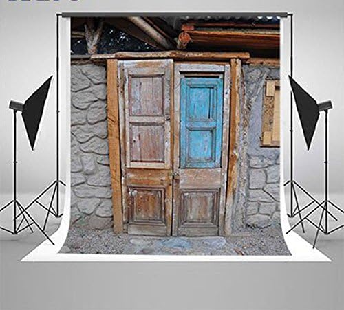 Adele728 6.5 Ft5 Ft Door Concrete Wall Photography Backdrop Studio Prop Background 1.5×2m