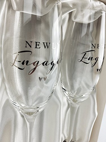 Engagement Champagne Glasses - The Prosecco Shop