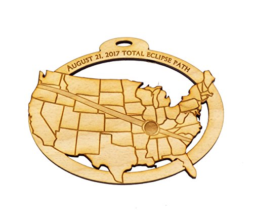 Personalized Solar Eclipse 2017 Ornament