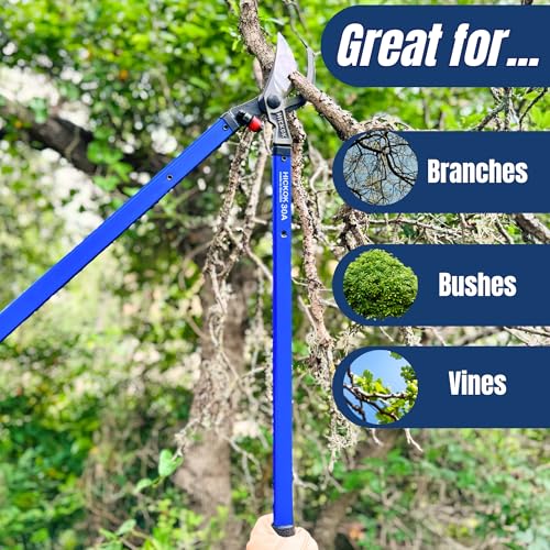 Hickok Heavy Duty Loppers for Tree Trimming – 30" Branch Cutter & photo 12