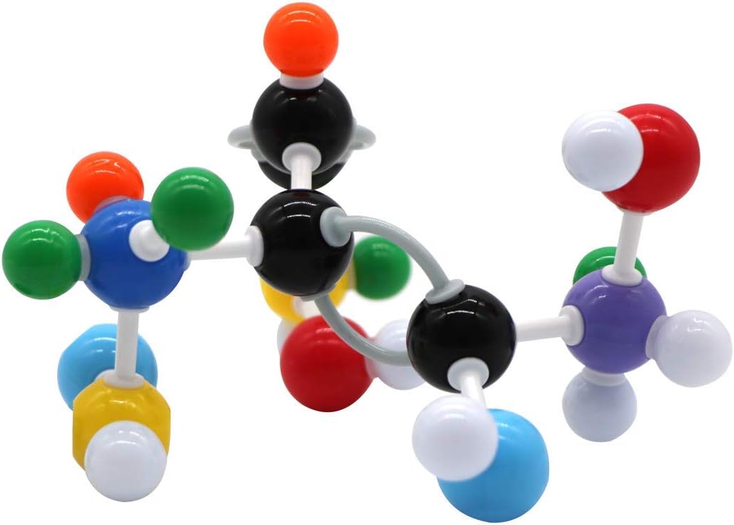 Molecular Model Set (238 Pieces) Organic Inorganic Biology Chemistry Educational Structure Model Kit for Kids Student Teacher(84 Atoms & 153 Bonds)