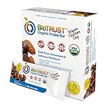 BioTrust Organic Meal Replacement Protein Bars, Belgium Chocolate Chip, 9 Bars