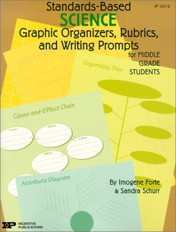 Standards-Based Science: Graphic Organizers, Rubrics, and Writing Prompts for Middle Grade Students (Standards-based Graphic Organizers & Rub) Paperback – May 1, 2001