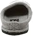 Haflinger Women's Doggy Slipper,Silver Grey,39 EU/8 M US