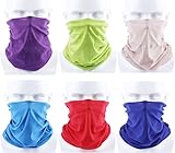 Delicol 6pcs Assorted Seamless Outdoor Sport Bandanna Headwrap Scarf Wrap(9 Color Choices) (style 15)