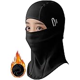 Vanolu Kids Winter Balaclava Ski Mask Face Mask, Cold Weather Fleece Neck Warmer Full Face Cover for Boys Girls Ages 4–10