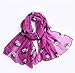 Cute Panda Printed Scarves For Womens Girls Lightweight Gorgeous Scarf Soft Wrap Shawl