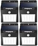 Solar Lights, MagicPro 16 LED Wireless Solar Lights Waterproof Motion Sensor Outdoor Light for for Patio, Deck, Yard, Garden with Motion Activated Auto On/Off (4-Pack)
