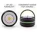 GoodBulb LED Outdoor Compact Solar Camping Lantern, Hiking Lantern, Emergency Lantern with Rechargeable USB Power Bank (Green)