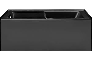Swiss Madison Well Made Forever SM-AB541MB Voltaire Skirted Alcove Bathtub, 60" x 30", Matte Black