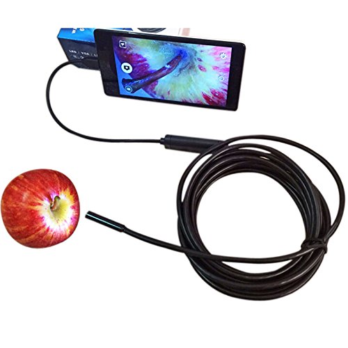 7mm 6 LED Android OTG USB Endoscope Camera IP67 Waterproof Inspection Snake Tube Borescope Pipe Locator With 1.5m Cable