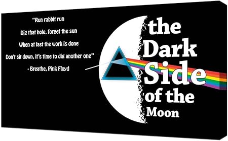 Pingoo Prints Pink Floyd Lyrics Quote Breathe Canvas Art Print Canvas 40 X 60 X 5 Cm Amazon Co Uk Kitchen Home