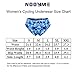 NOOYME Women Bike Underwear Gel 3D Padded Printed Design Bicycle Briefs Cycling Underwear Shorts