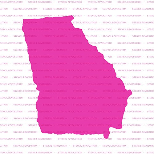 Georgia State Stencil Template - Reusable Stencil with Multiple Sizes Available
