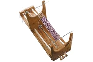 THE BEADSMITH 1 X Ricks Beading Loom Kit - The Only Loom with Two Warp Threads to Deal with When Your Project Is Complete