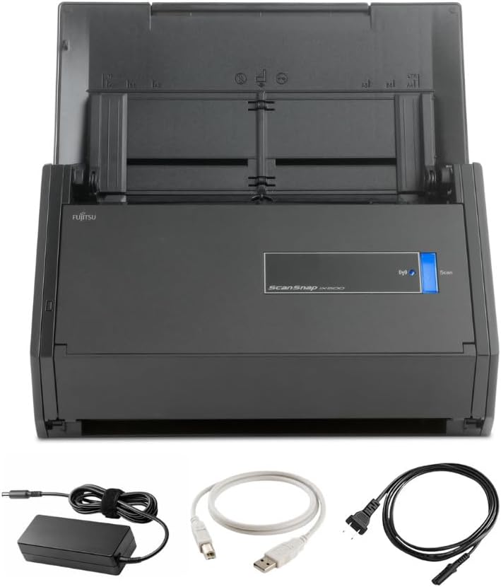 Fujitsu PA03656-B005 ScanSnap iX500 Document Scanner PC Mac Renewed