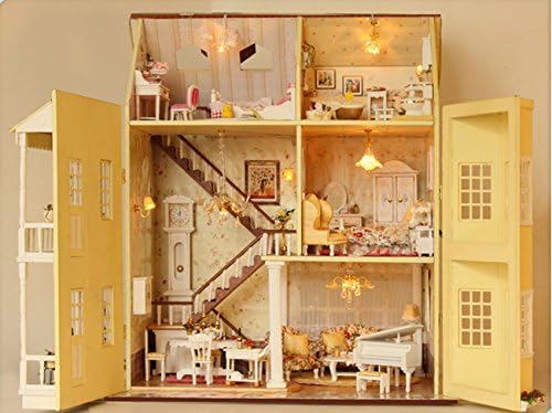 handmade wooden dolls house