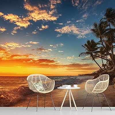 signwin Wall Mural Beach and Blue Sea View...