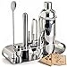 Mixology Bartender Kit: 10-Piece Bar Set Cocktail Shaker Set with Elegant Metal Stand | Perfect Home Bar Tool Set with Martini Shaker For an Awesome Drink Mixing Experience | Exclusive Recipes Bonus primary