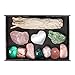Premium Quality Crystals for Love and Relationships / 11 pc Crystal Healing Set - Rose Quartz, Pink Aventurine, Malachite, Pink Agate, Fuchsite, Pink Opal, Rhodonite & More + Info Guide/Gift Ready