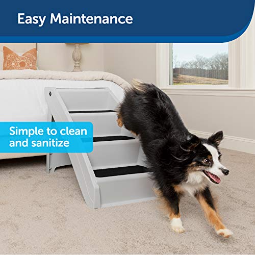 PetSafe CozyUp Folding Pet Steps Foldable Stairs for Dogs and Cats