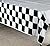 Checkered Flag Tablecloth Racing Nascar Fans Table Cover Plastic Decor