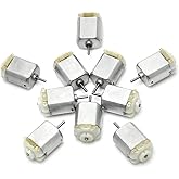 130 Micro DC Motor 3V-6V 15000RPM Miniature Electric Motor Four-Wheel Motor Small DIY Toys Hobbies Smart Car 10pcs