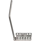 Vega Trem VT1 Special Left-Handed Guitar 6-Screw Tremolo Bridge for Strat | Drop-in 6-screw no-mod replacement, 2-way vibrato, stable tuning, brass block, satin finish