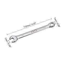uxcell Metric 7mm 12-Point Box Open End Combination
