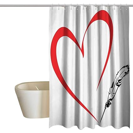 Amazon Com Ewaskyonline Tattoo Decor Polyester Shower Curtain