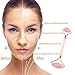 Jade Rose Quartz Roller for Face 2 in 1 Gua Sha Set Including Rose Quartz Roller and Jade Face Massager 100% Real Natural Jade Facial Roller Anti Aging Face Roller Massager by Rayfarmo