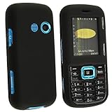 eForCity® Black Rubber Hard Skin Case Cover Compatible with LG Cosmos VN250