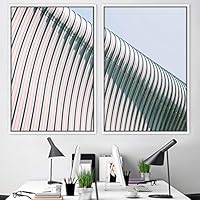 2 Piece Framed Canvas Wall Art Building Blocks Canvas Prints Home Artwork Decoration for Living Room,Bedroom - 16