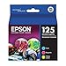 Epson 125 (T125520) Combo Pack Cyan, Magenta, Yellow OEM Genuine Inkjet/Ink Cartridge - Retail