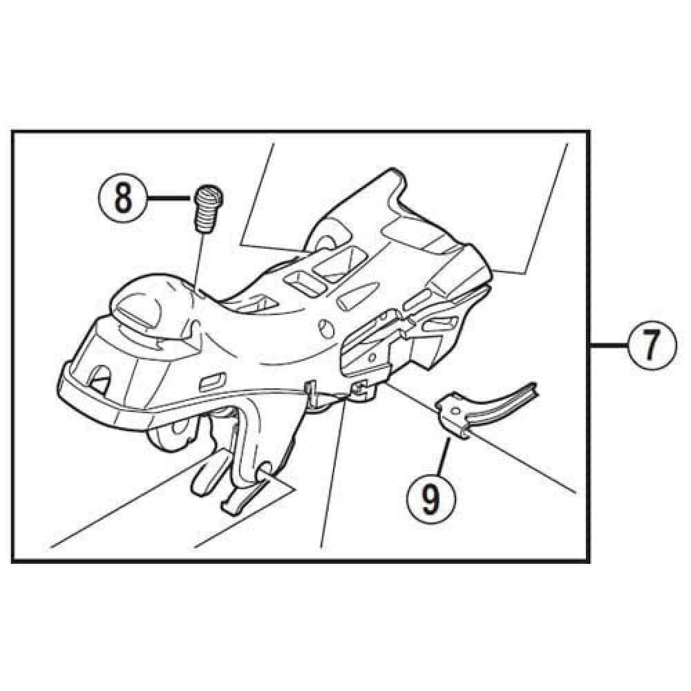 Shimano SPARE PART ST6800 RH bracket