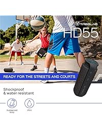 treblab HD55 altavoz bluetooth, Disfruta de Loud Sonido de 360 ° surround en casa, al aire última intervensión o de viaje, 2017 nuevo modelo, Loudest 24 W estéreo portátil, mejor Blue Tooth W Wireless Altavoz de graves, impermeable IPX4