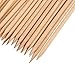 Orange Wood Sticks, Nail Art, Cuticle Pusher Remover, Manicure Pedicure Tool (50 Pieces)